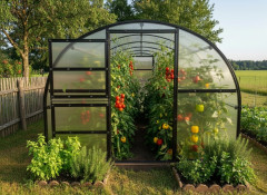 Skleník LANITPLAST KYKLOP2 3x4 m PC 8 mm černý LG4377 (2)