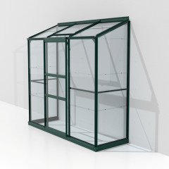 Skleník VITAVIA IDA 1300 čiré sklo 3 mm zelený LG4637 (2)