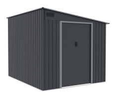 Plechový domek LANITPLAST WANDHAUS 78 ANTRACIT LG4025 (3)