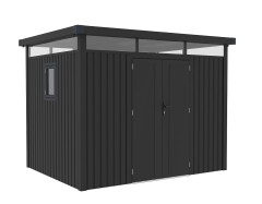 Plechový domek LANITPLAST MARBURG 108 ANTRACIT LG4018 (3)