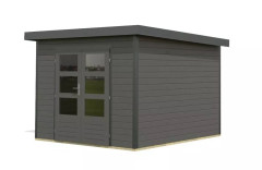 Hybridní domek KARIBU PLUTO B (97896) terragrau / antracit LG4046 (1)
