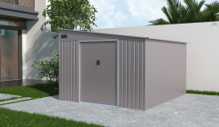 Plechový domek LANITPLAST WANDHAUS 911 WARM GREY LG4361 (2)