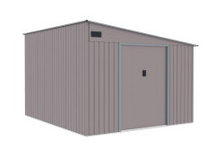 Plechový domek LANITPLAST WANDHAUS 911 WARM GREY LG4361 (3)