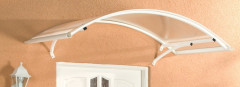 Stříška nad dveře LANITPLAST ARCO 160/90 bílá LG677 (2)