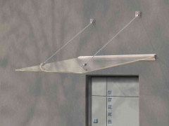 Stříška nad dveře LANITPLAST LAZUR 150/97 bílá LG694 (1)