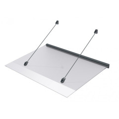 Stříška nad dveře LANITPLAST LAZUR 150/97 černá LG695 (3)