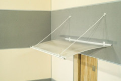 Stříška nad dveře LANITPLAST TURKUS 140/85 bílá LG706