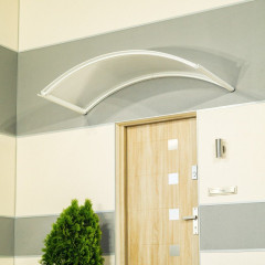 Stříška nad dveře LANITPLAST TOPAZ 130/70 bílá LG708 (3)