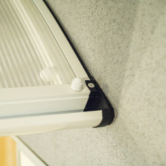 Stříška nad dveře LANITPLAST TOPAZ 130/70 bílá LG708 (7)