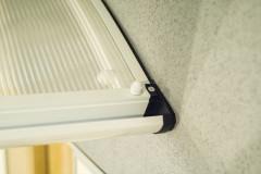 Stříška nad dveře LANITPLAST ARCUS 160/70 bílá LG1157 (6)