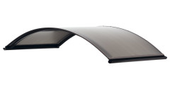 Stříška nad dveře LANITPLAST ARCUS 160/90 hnědá LG1161 (2)