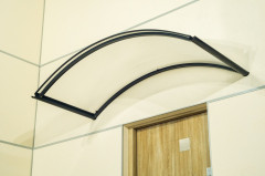 Stříška nad dveře LANITPLAST TOPAZ 130/70 antracit LG2176 (3)