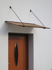 Stříška nad dveře LANITPLAST SP1 120/70 hnědá LG2466