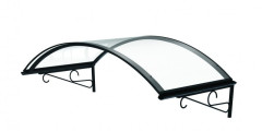Stříška nad dveře LANITPLAST COTTA 140/80 ANTRACIT LG2794 (5)