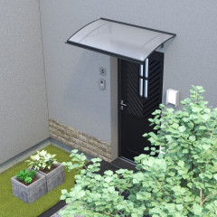 Stříška nad dveře LANITPLAST REGIA 140/82 ANTRACIT LG2801 (1)