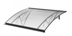 Stříška nad dveře LANITPLAST REGIA 140/82 ANTRACIT LG2801 (2)