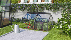 Pařeniště VITAVIA GAIA JUMBO čiré sklo 3 mm černé LG3736 (2)
