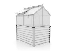 Vyvýšený záhon s pařeništěm VITAVIA GAIA JUMBO PC 4 mm stříbrný LG3733 (1)