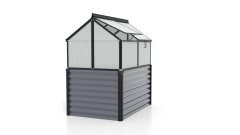 Vyvýšený záhon s pařeništěm VITAVIA GAIA JUMBO PC 4 mm černý LG3735 (1)