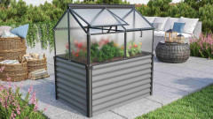 Vyvýšený záhon s pařeništěm VITAVIA GAIA JUMBO PC 4 mm černý LG3735 (2)