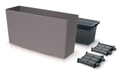 Truhlík RATO CASE M s vkladem hnědý 77cm (5)