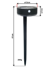 TRIXLINE Solární světlo se senzorem pohybu HD - 372S (3)