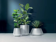 Květináč HEOS s vkladem 39 cm bílý (4)