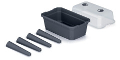 Sadbovač vysoký RESPANA PLANTER ECOLINE SET 59,6 cm antracit (2)