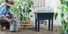 Sadbovač vysoký RESPANA PLANTER ECOLINE SET 59,6 cm antracit (5)