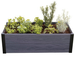 vyvýšený záhon MAPLE TROUGH - šedý (2)