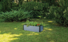 vyvýšený záhon MAPLE TROUGH - šedý (3)