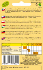 Paprika zeleninová pálivá, typ beraní roh (2)